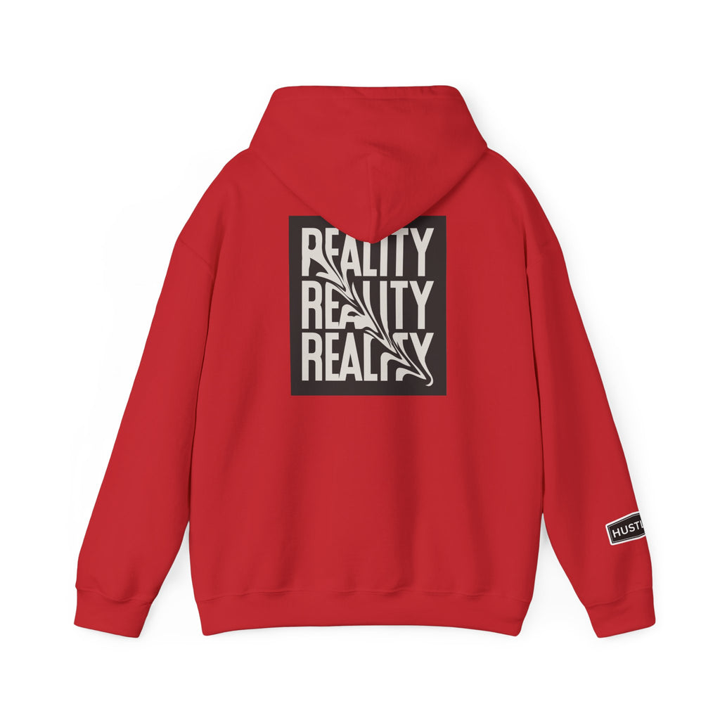 Good Things / Reality Graphic Hoodie — Minimalist Black & White Streetwear