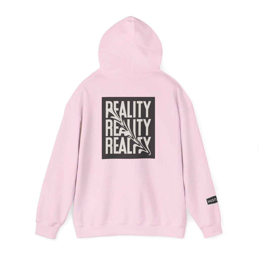 Good Things / Reality Graphic Hoodie — Minimalist Black & White Streetwear