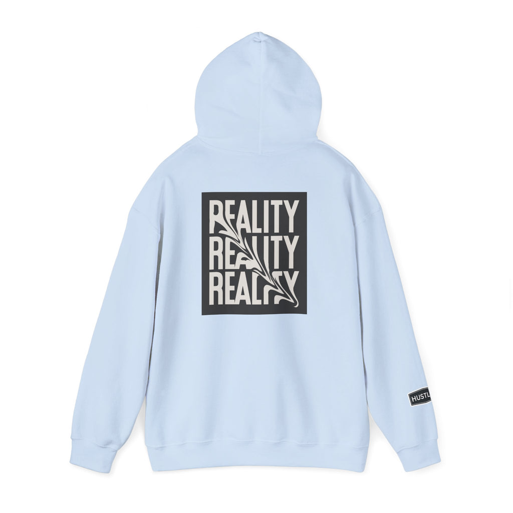 Good Things / Reality Graphic Hoodie — Minimalist Black & White Streetwear