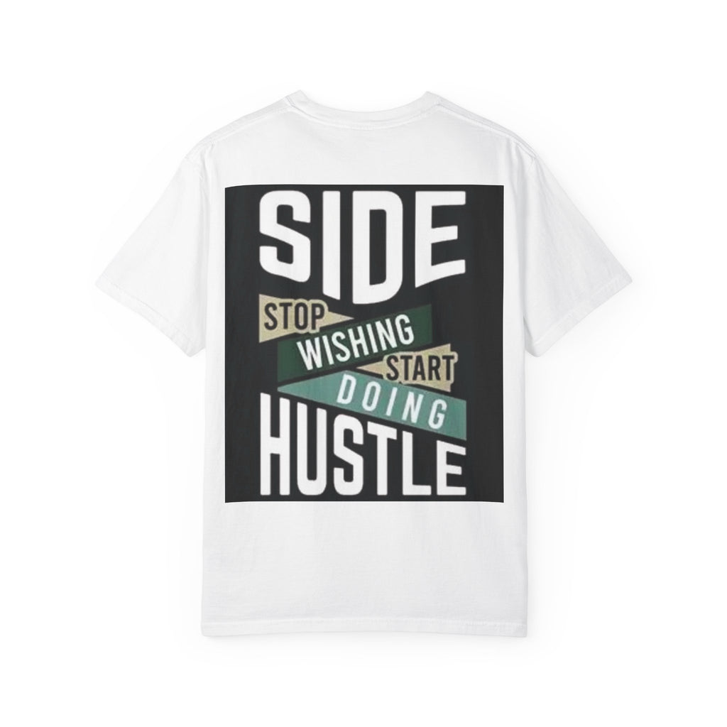 Hustle Graphic T-Shirt — "Stop Wishing Start Doing" Motivational Tee