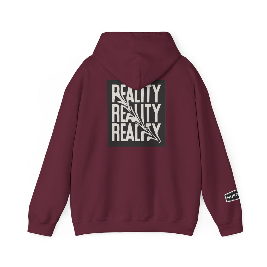 Good Things / Reality Graphic Hoodie — Minimalist Black & White Streetwear