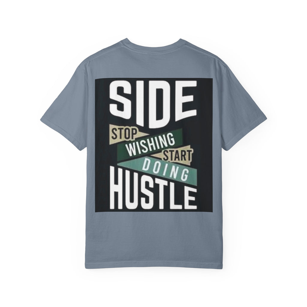 Hustle Graphic T-Shirt — "Stop Wishing Start Doing" Motivational Tee