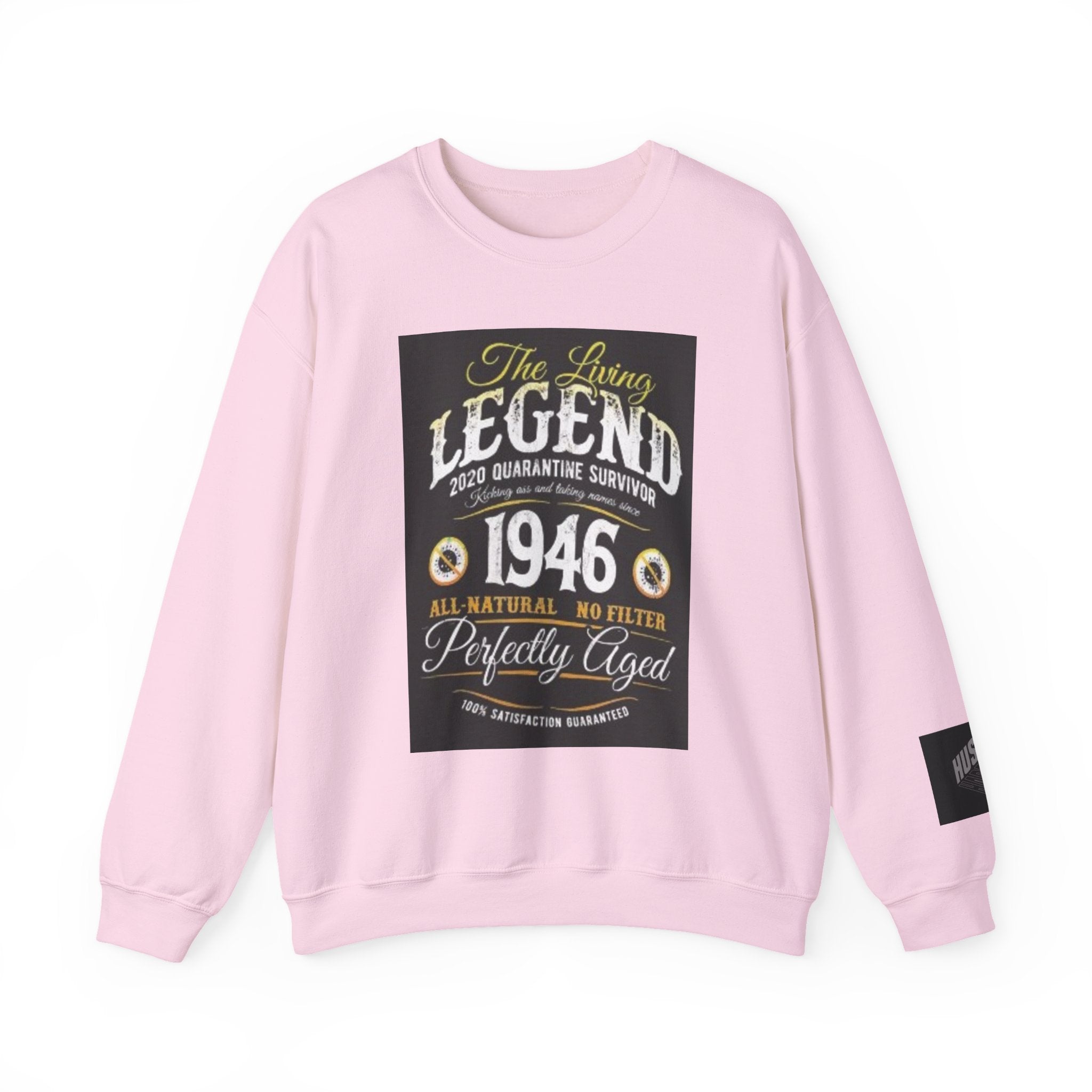 1946 "The Living Legend" Crewneck Sweatshirt — Perfectly Aged Birthday Gift