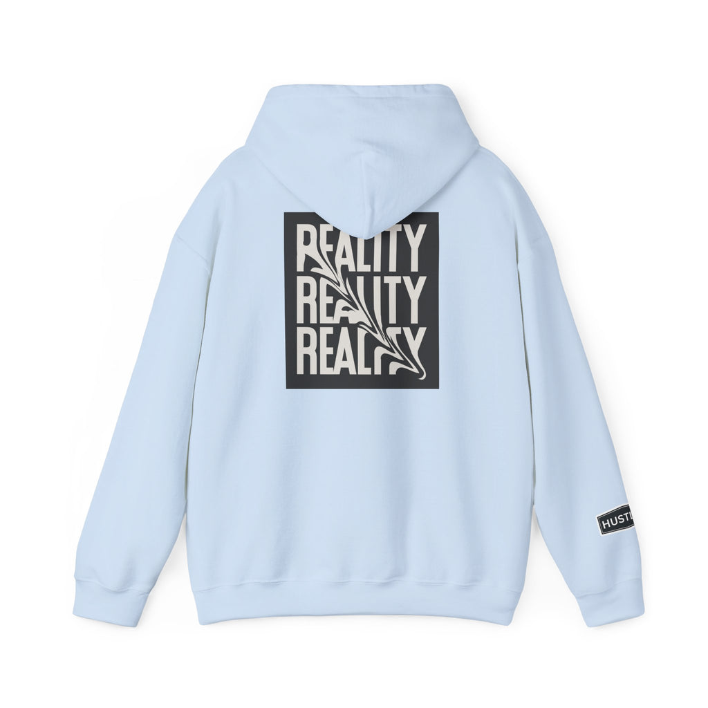 Good Things / Reality Graphic Hoodie — Minimalist Black & White Streetwear