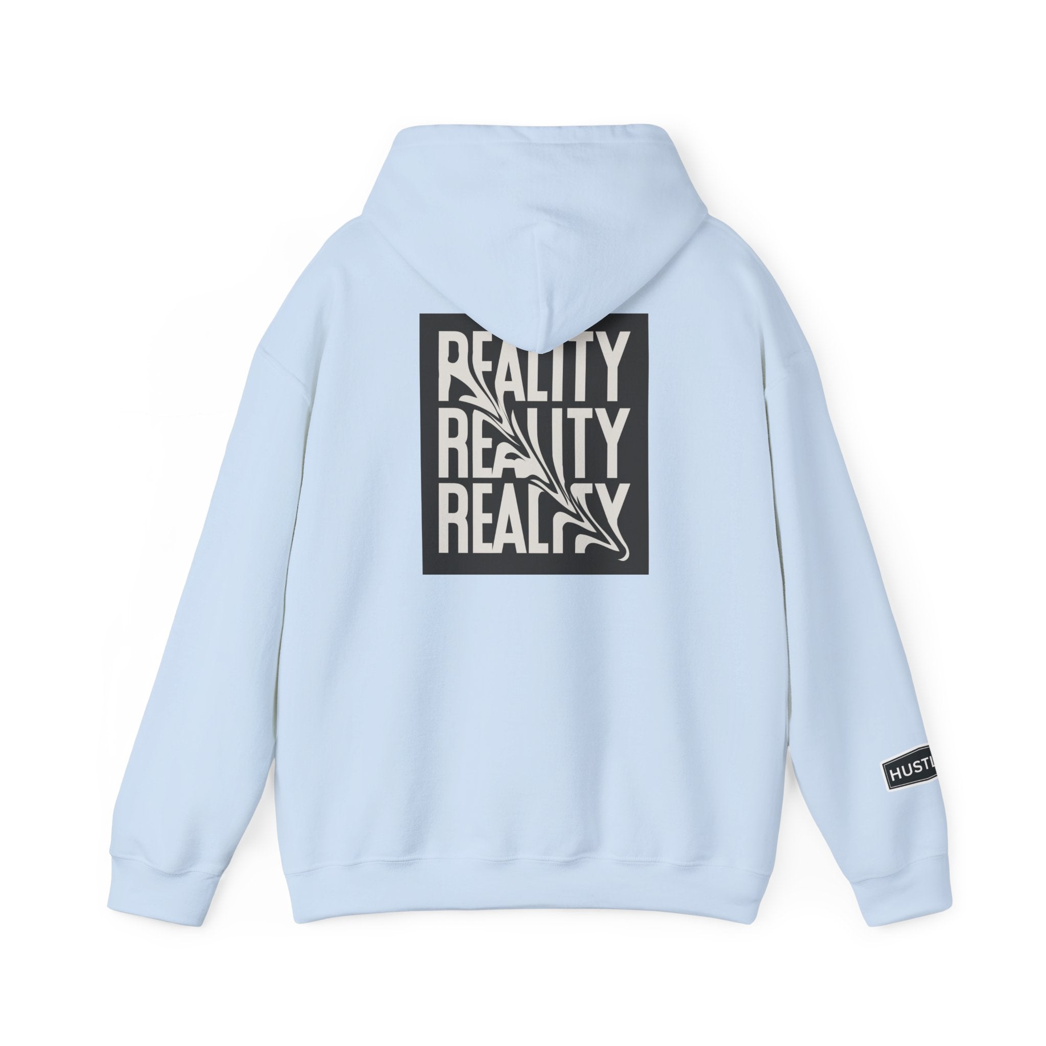 Good Things / Reality Graphic Hoodie — Minimalist Black & White Streetwear