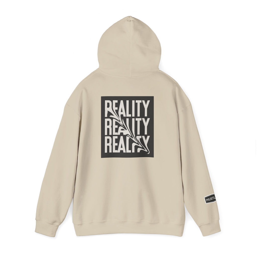 Good Things / Reality Graphic Hoodie — Minimalist Black & White Streetwear