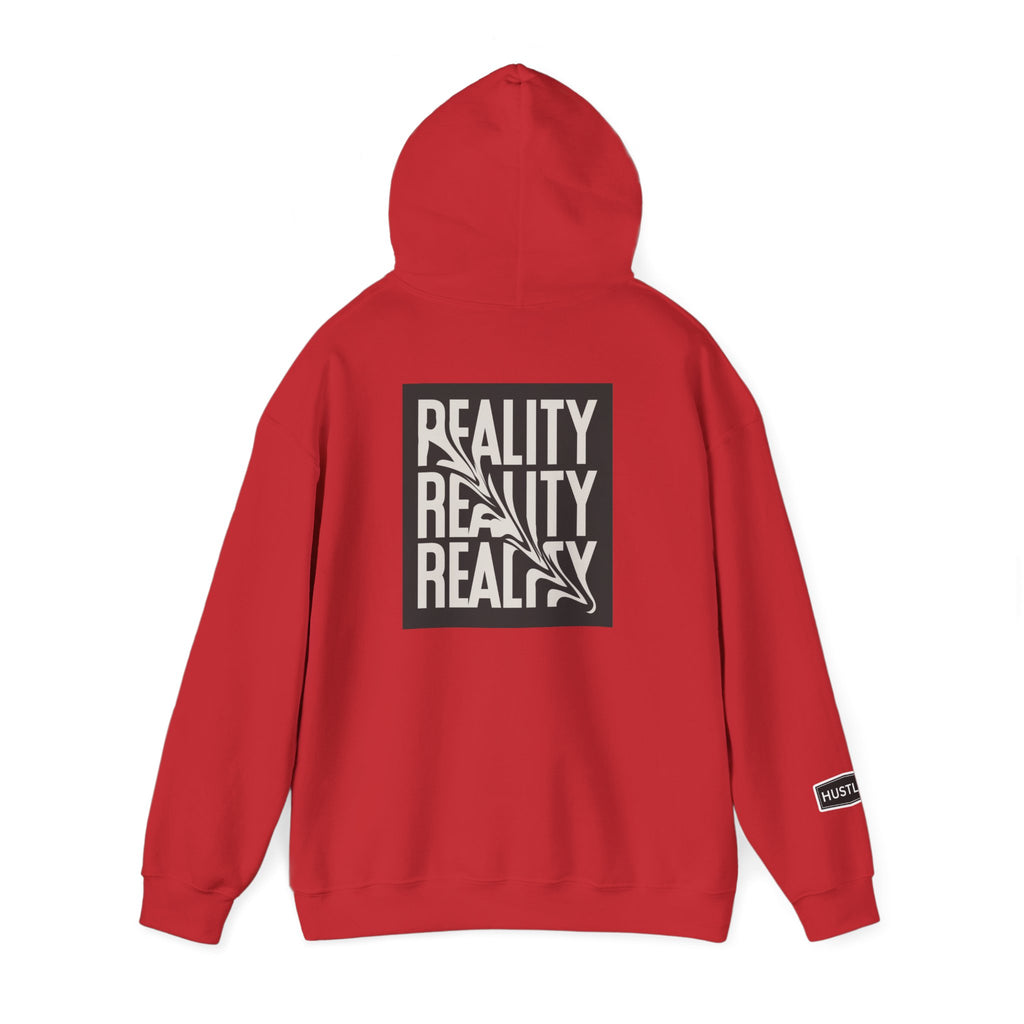 Good Things / Reality Graphic Hoodie — Minimalist Black & White Streetwear