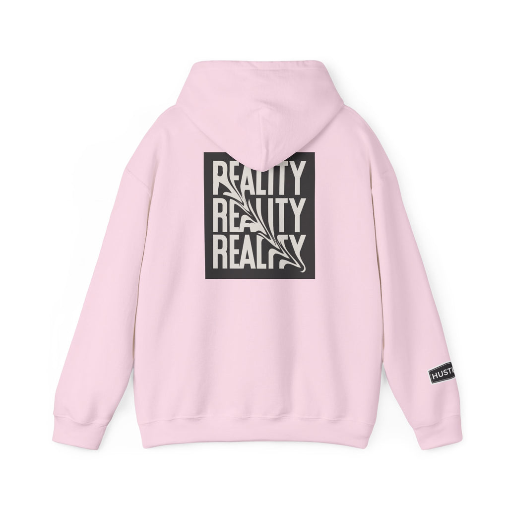 Good Things / Reality Graphic Hoodie — Minimalist Black & White Streetwear