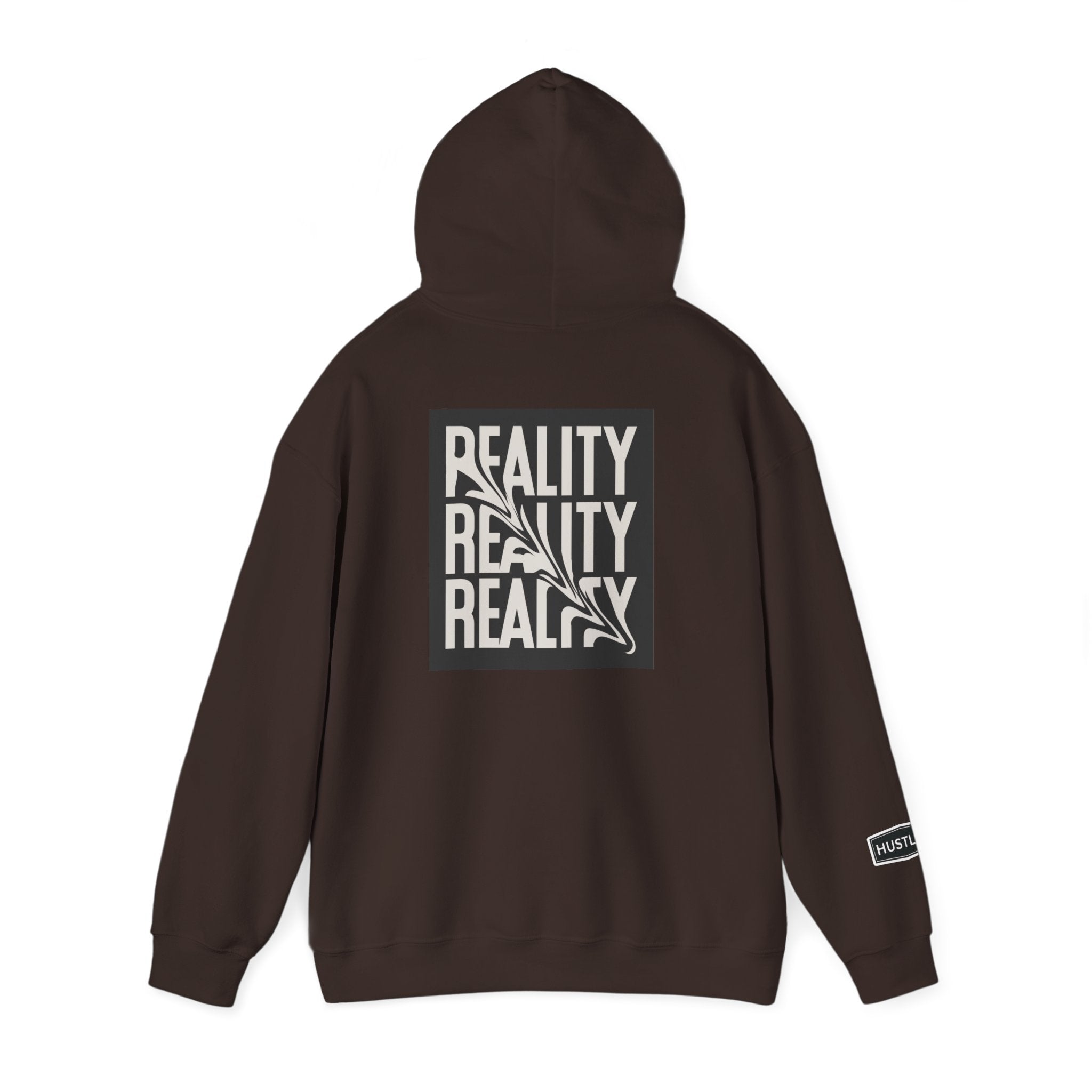 Good Things / Reality Graphic Hoodie — Minimalist Black & White Streetwear