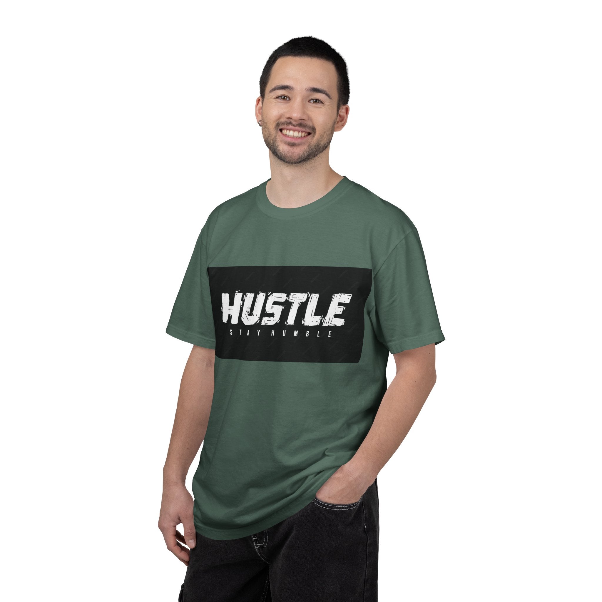 Hustle Graphic T-Shirt — "Stop Wishing Start Doing" Motivational Tee