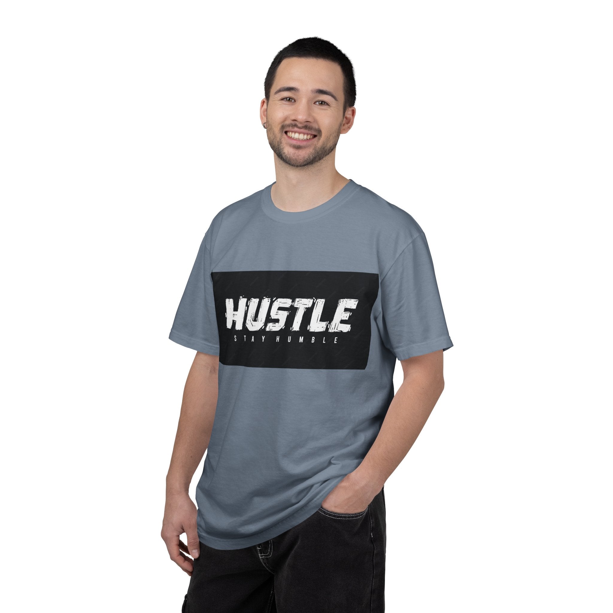Hustle Graphic T-Shirt — "Stop Wishing Start Doing" Motivational Tee
